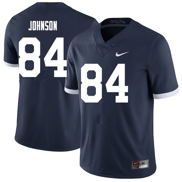 Men #84 Theo Johnson Penn State Nittany Lions College Football Jerseys Sale-Throwback